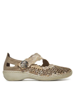 Rieker Półbuty 413G4-90 Beżowy