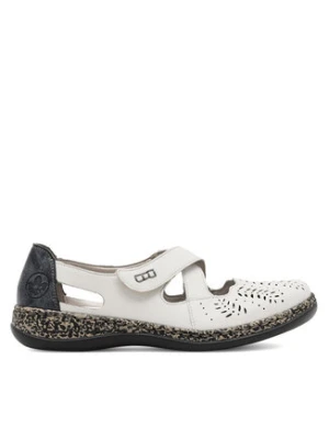 Rieker Półbuty 46375-60 Biały