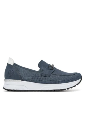 Rieker Półbuty N7455-14 Granatowy