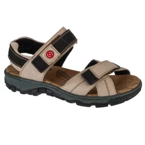 Rieker Sandals 68851-80, Damskie, Beżowe, sandały, skóra syntetyczna, rozmiar: 36