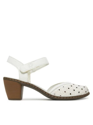 Rieker Sandały 40991-80 Biały