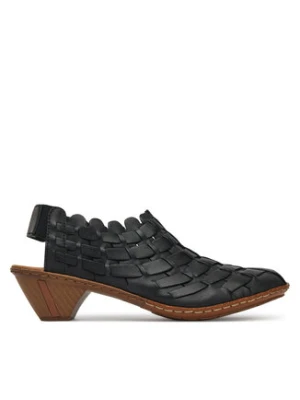 Rieker Sandały 46778-01 Czarny