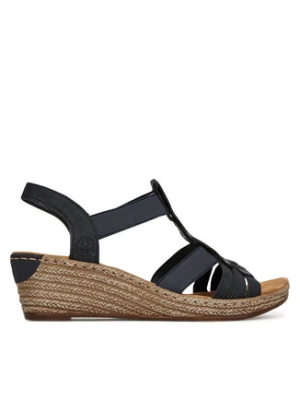 Rieker Sandały 62436-14 Granatowy