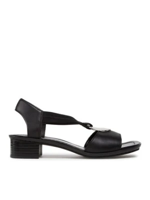 Rieker Sandały 62662-01 Czarny