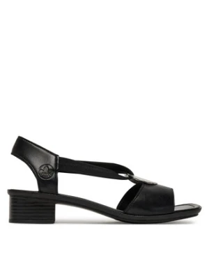 Rieker Sandały 62662-01 Czarny