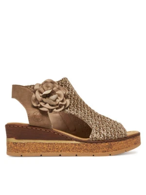 Rieker Sandały 63791-60 Brązowy