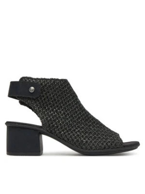 Rieker Sandały 64670-00 Czarny