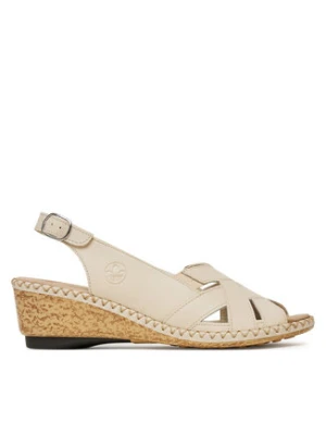 Rieker Sandały 66189-60 Beżowy