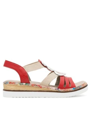 Rieker Sandały 679L4-33 Kolorowy