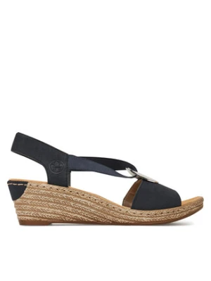 Rieker Sandały CEO-624H6-14 Granatowy