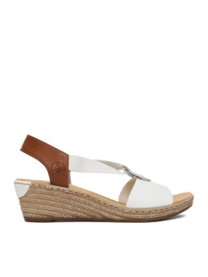 Rieker Sandały CEO-624H6-81 Biały