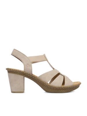 Rieker Sandały CEO-665K3-62 Beżowy