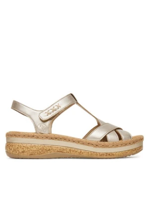 Rieker Sandały CEO-V0919-90 Złoty