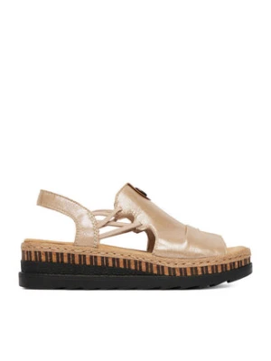 Rieker Sandały CEO-V7972-60 Złoty