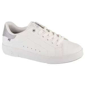 Rieker Shoes 41902-80, Damskie, Białe, półbuty, skóra naturalna, rozmiar: 36