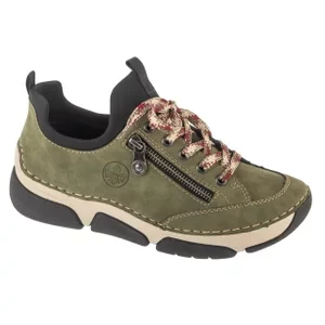 Rieker Shoes 45973-54, Damskie, Zielone, półbuty, skóra syntetyczna, rozmiar: 37