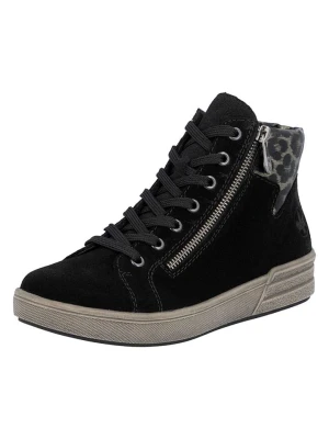 rieker Skórzane sneakersy w kolorze czarnym rozmiar: 36
