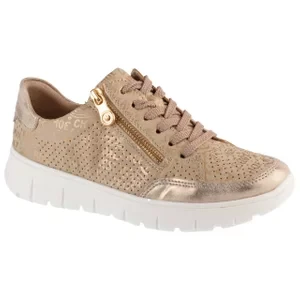 Rieker Sneakers N1316-90, Damskie, Beżowe, buty sneakers, skóra licowa, rozmiar: 36