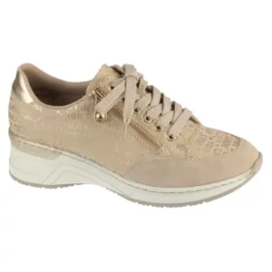 Rieker Sneakers N4316-62, Damskie, Beżowe, buty sneakers, skóra syntetyczna, rozmiar: 37