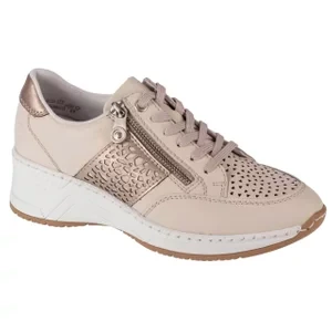 Rieker Sneakers N4344-60, Damskie, Beżowe, buty sneakers, skóra syntetyczna, rozmiar: 38
