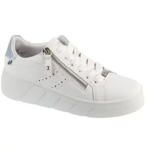 Zdjęcie produktu Rieker Sneakers W2605-80, Damskie, Białe, buty sneakers, skóra licowa, rozmiar: 37