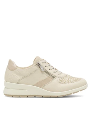 Rieker Sneakersy L4821-60 Écru Kremowy