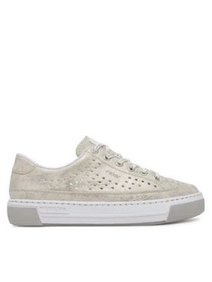 Rieker Sneakersy L8849-60 Złoty