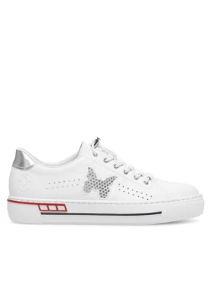 Rieker Sneakersy L8857-80 Biały