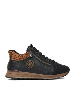 Rieker Sneakersy N1457-00 Czarny