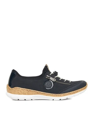 Rieker Sneakersy N4263-14 Czarny