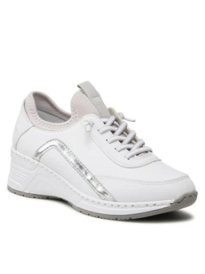 Rieker Sneakersy N4351-80 Biały