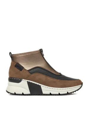 Rieker Sneakersy N6352-25 Brązowy