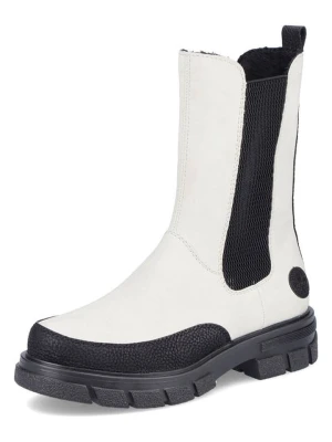 rieker Sztyblety w kolorze czarno-kremowym rozmiar: 42