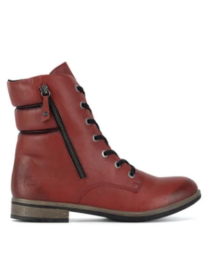 Rieker Trzewiki 72212-35 Czerwony