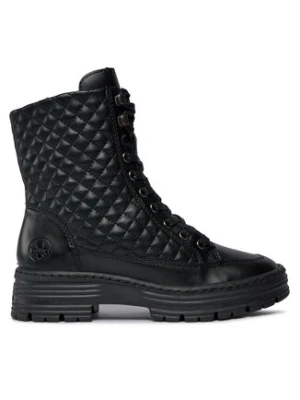 Rieker Trzewiki X8501-00 Czarny