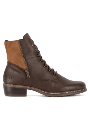 Rieker Trzewiki Y0800-24 Brązowy