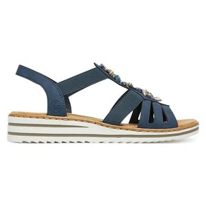 RIEKER V0649-14 Jeansowy