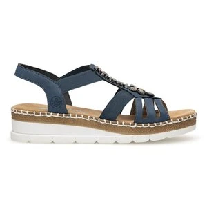 RIEKER V1206-14 NIEBIESKI