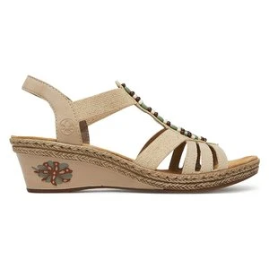 RIEKER V2451-62 Beżowy