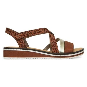 RIEKER V3663-24 Brązowy