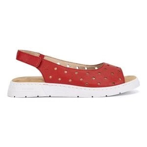 RIEKER V9162-33 Czerwony