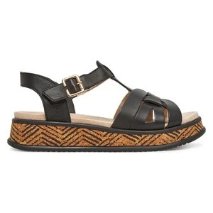 RIEKER W0853-00 CZARNY