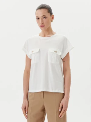 Rinascimento Bluzka CFC0122690003 Écru Regular Fit