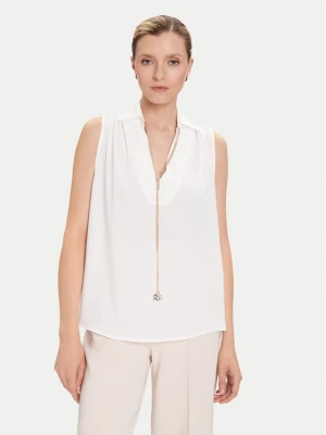 Rinascimento Bluzka CFC0125726003 Biały Regular Fit