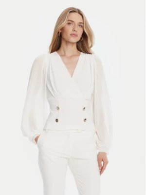 Rinascimento Bluzka CFC0126180003 Biały Regular Fit