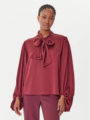 Rinascimento Bluzka CFC0126202003 Bordowy Loose Fit