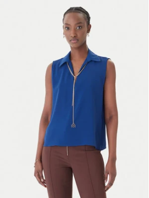 Rinascimento Bluzka CFC0127446003 Niebieski Regular Fit