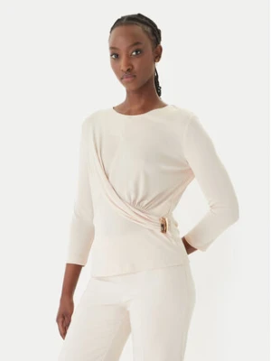 Rinascimento Bluzka CFC0127695003 Beżowy Slim Fit