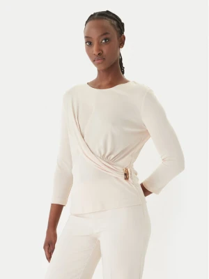 Rinascimento Bluzka CFC0127695003 Beżowy Slim Fit