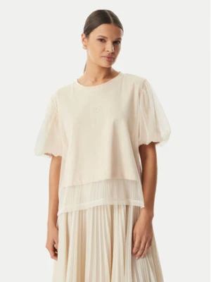 Rinascimento Bluzka CFC0128215003 Beżowy Regular Fit